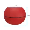 RIVIERA - Riviera - pot de fleurs boule - d40 - rouge