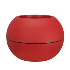 RIVIERA - Riviera - pot de fleurs boule - d40 - rouge