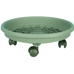 RIVIERA - Soucoupe roulettes 31, vert argile