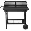 Robby barbecue à charbon 71x35.5cm avec chariot - smoker one