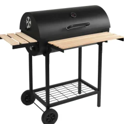Robby barbecue à charbon 76x33.5cm avec chariot - smoker one xl