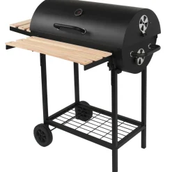 Robby barbecue à charbon 76x33.5cm avec chariot - smoker one xl