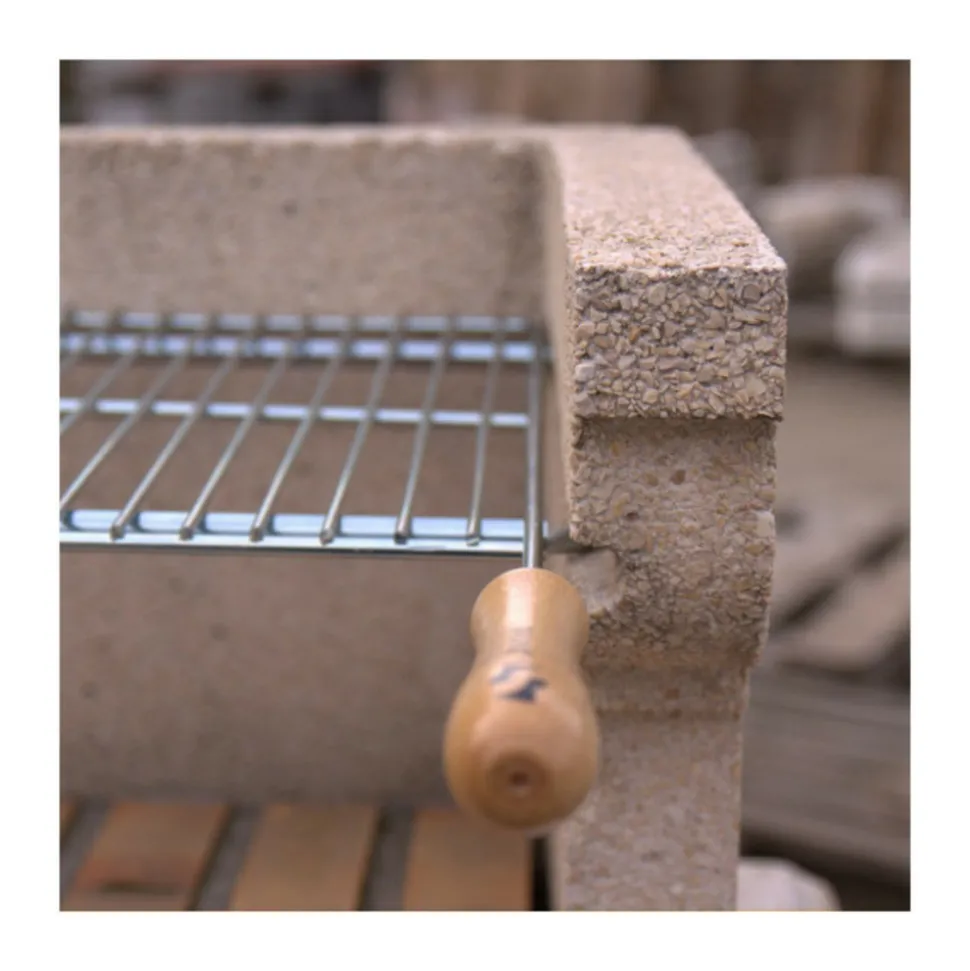 SAUVIC - Grill acier zingué 70 x 40 cm