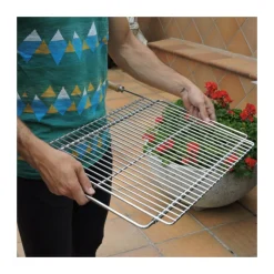 SAUVIC - Grill acier zingué 50 x 40 cm