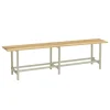 SIMONRACK - Banc vestiaire simonbench démonté bois 1500 mm gris/bois 475x1500x320 - simonrack