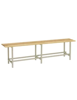 SIMONRACK - Banc vestiaire simonbench démonté bois 1500 mm gris/bois 475x1500x320 - simonrack
