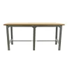 SIMONRACK - Etabli simonwork bt6 mdf tandem 2100 gris/bois gris/mdf 865x2100x750 - simonrack