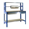 SIMONRACK - Etabli simonwork bt4 box 1500 bleu/bois bleu/bois 1445x1510x760 - simonrack