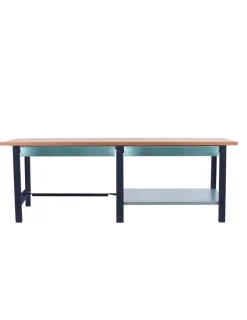 SIMONRACK - Etabli simonwork bt6 pro tandem laminate 2box 2100 ant/hêtre antracite/hêtre 865x2100x750 - simonrack