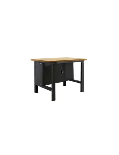 SIMONRACK - Etabli simonwork bt6 mdf cabinet 1500 antracite/bois antracite/mdf 865x1500x750 - simonrack