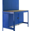SIMONRACK - Etabli simonwork bt2 cabinet 1200 bleu/bois bleu/bois 1445x1210x610 - simonrack