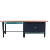 SIMONRACK - Etabli simonwork bt6 pro tande laminate 1box 1cab 2100 an antracite/hêtre 865x2100x750 - simonrack