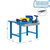 SIMONRACK - Etabli simonwork bt6l metal 1box 1500x735 bleu - 830x1500x730 600kg - simonrack