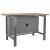SIMONRACK - Etabli simonwork bt6 mdf cabinet 1800 gris/bois gris/mdf 865x1800x750 - simonrack