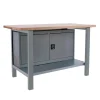 SIMONRACK - Etabli simonwork bt6 pro laminate cabinet 1500 gris/hêtre gris/hêtre 865x1500x750 - simonrack