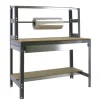 SIMONRACK - Etabli simonwork bt4 box 1500 gris/bois gris/bois 1445x1510x760 - simonrack