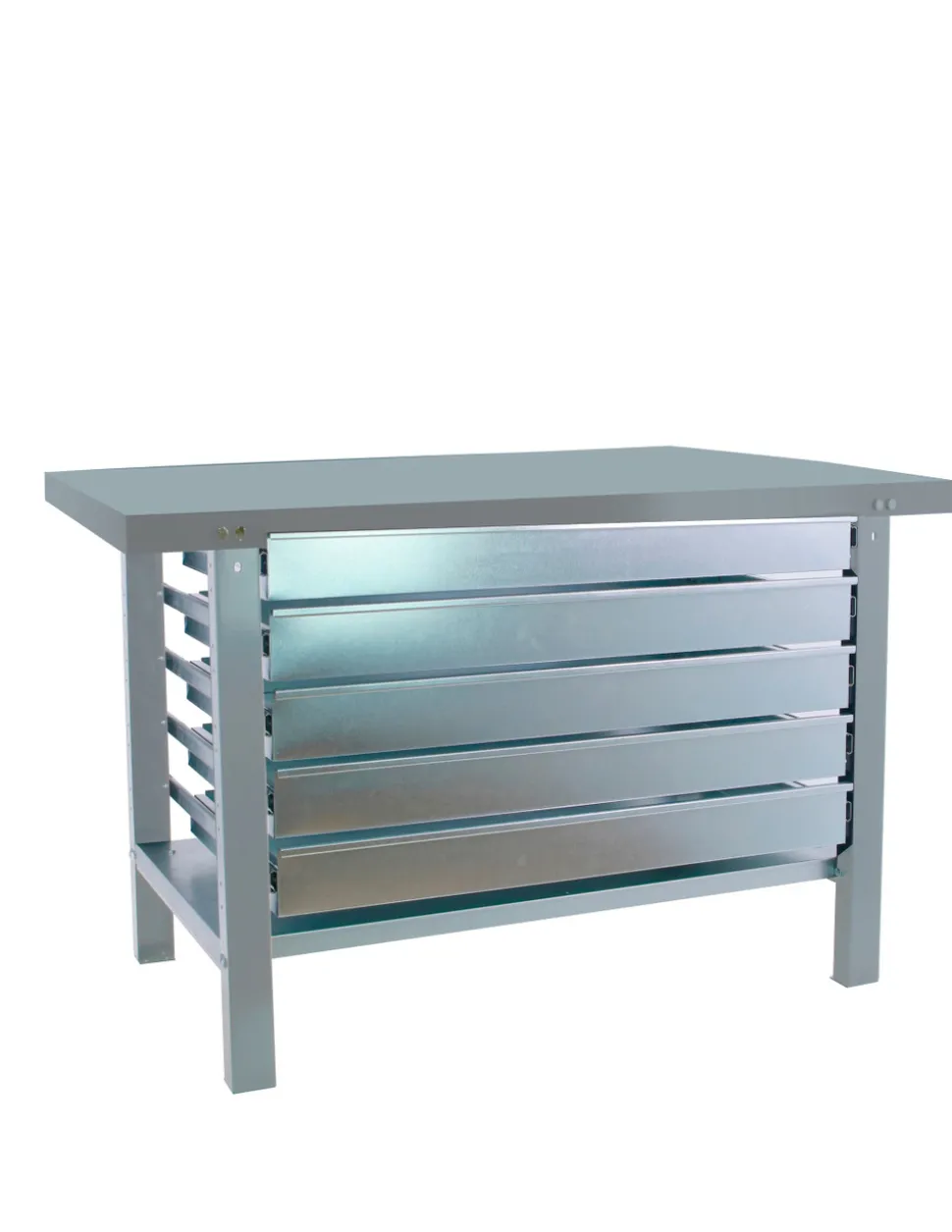 SIMONRACK - Etabli simonwork bt6 pro metal 5box 1500 gris gris 830x1500x730 - simonrack