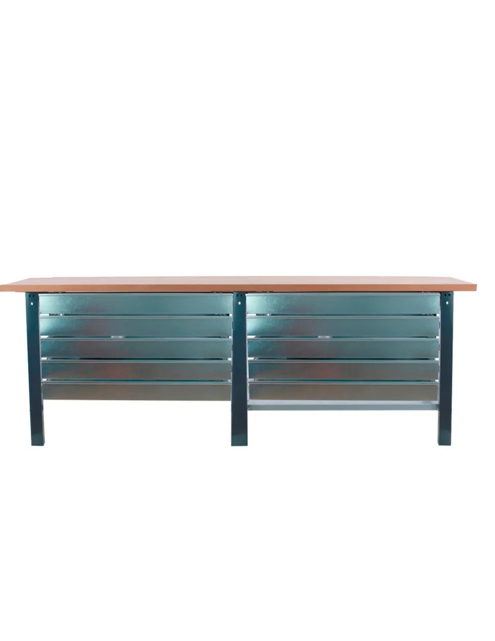 SIMONRACK - Etabli simonwork bt6 pro tandem laminate 10box 2600 an/h antracite/hêtre 865x2600x750 - simonrack