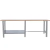 SIMONRACK - Etabli simonwork bt6 pro tandem laminate 2600 gris/hêtre gris/hêtre 865x2600x750 - simonrack