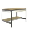 SIMONRACK - Etabli simonwork bt0 box 900 gris/bois gris/bois 842x910x610 - simonrack