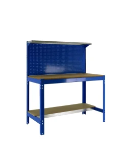 SIMONRACK - Etabli simonwork bt3 900 bleu/bois bleu/bois 1445x910x610 - simonrack
