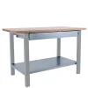 SIMONRACK - Etabli simonwork bt6 pro laminate 1box 1500 gris/hêtre gris/hêtre 865x1500x750 - simonrack