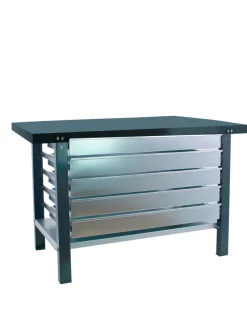 SIMONRACK - Etabli simonwork bt6 pro metal 5box 1500 antracite antracite 830x1500x730 - simonrack
