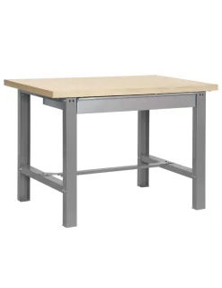 SIMONRACK - Etabli simonwork bt6 mdf 1box 1200x750 gris/bois gris/mdf 865x1200x750 - simonrack