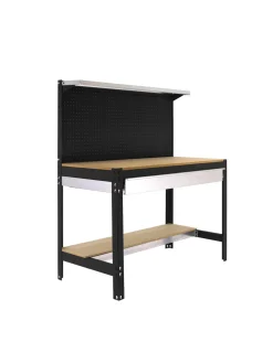 SIMONRACK - Etabli simonwork bt3 box 1500 antracite/bois antracite/bois 1445x1510x610 - simonrack