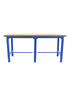 SIMONRACK - Etabli simonwork bt6 mdf tandem 2100 bleu/bois bleu/mdf 865x2100x750 - simonrack
