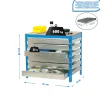 SIMONRACK - Etabli simonwork bt5 box6 1200 bleu/bois - 842x1210x760 600kg - simonrack