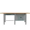 SIMONRACK - Etabli simonwork bt6 mdf tandem 1box 1cab 2100 gris/bois gris/mdf 865x2100x750 - simonrack