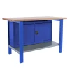 SIMONRACK - Etabli simonwork bt6 pro laminate cabinet 1200 bleu/hêtre bleu/hêtre 865x1200x750 - simonrack