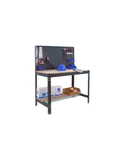 SIMONRACK - Etagère basse banc de travail simonwork bt2 1500 antracite/bois - 1445x1510x610 600kg - simonrack