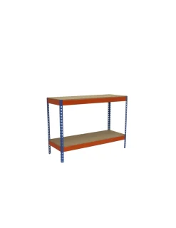 SIMONRACK - Etagère basse banc de travail simonwork basic 2 902160-2 antracite/bois - 900x2100x600 400kg - simonrack