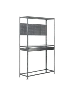 SIMONRACK - Etagère garage simonracing box megaplus 3/400 gris gris 2000x1200x400 - simonrack