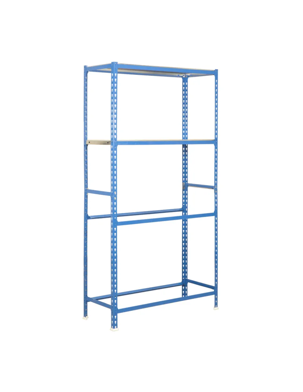 SIMONRACK - Etagère garage simongarage megaplus 4/400 bleu/galva bleu/galva 2000x1200x400 - simonrack