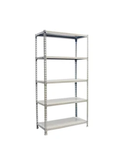 SIMONRACK - Etagère légère sans vis simonclick 5/300 blanc/blanc blanc 1800x900x300 - simonrack