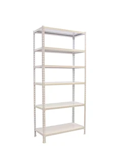 SIMONRACK - Etagère légère sans vis simonclick plus 6/500 blanc/blanc blanc 2500x1000x500 - simonrack