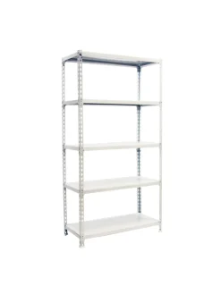 SIMONRACK - Etagère légère sans vis simonclick megaplus 5/300 blanc/blanc blanc 2000x1200x300 - simonrack