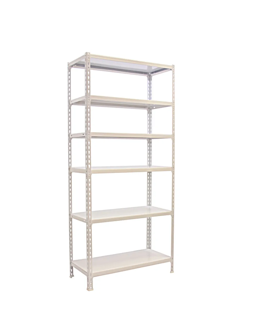 SIMONRACK - Etagère légère sans vis simonclick plus 6/400 blanc/blanc blanc 2500x1000x400 - simonrack