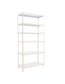SIMONRACK - Etagère légère sans vis simonclick superplus 6/500 blanc/blanc blanc 2500x1100x500 - simonrack