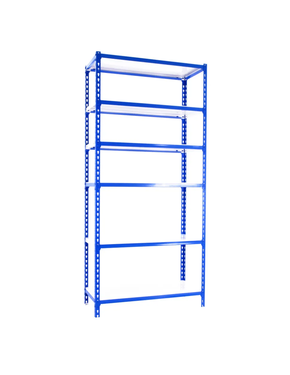 SIMONRACK - Etagère légère sans vis simonclick 6/300 bleu/blanc bleu/blanc 2500x900x300 - simonrack