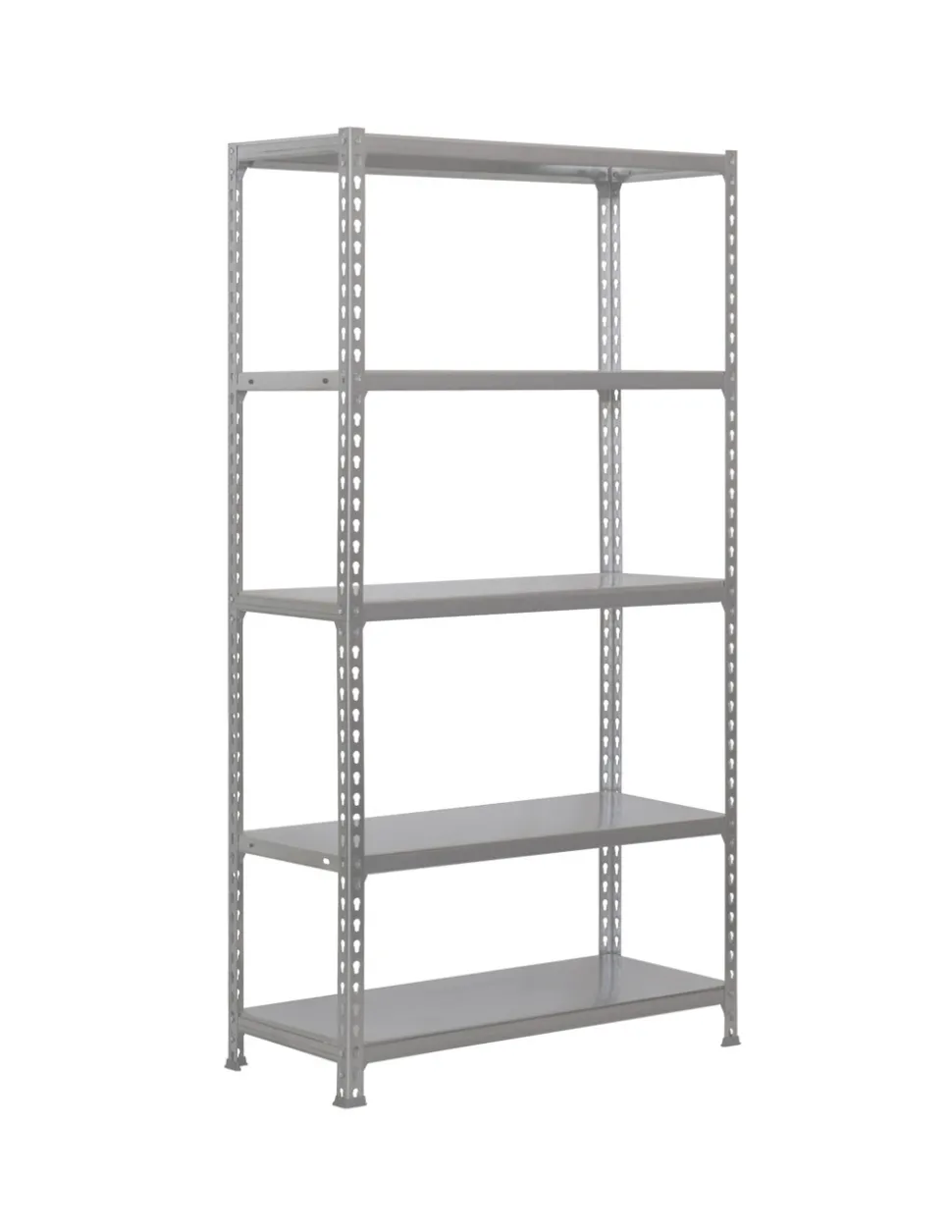 SIMONRACK - Etagère légère sans vis simonclick plus 5/500 gris/gris gris 2000x1000x500 - simonrack
