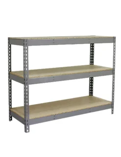 SIMONRACK - Etagère sans vis simonforte 2404-3 chipboard gris/bois gris/bois 2000x2400x450 - simonrack