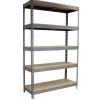 SIMONRACK - Etagère sans vis ecoforte 1504-5 chipboard gris/bois gris/bois 2000x1500x450 - simonrack
