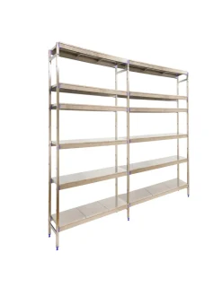 SIMONRACK - Etagère sans vis simoninox initial 6ss/1600x2490x400 acier inox 1600x2490x400 - simonrack