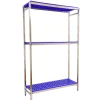 SIMONRACK - Etagère sans vis simoninox initial 3pp/1600x1660x400 a.inox/bleu 1600x1660x400 - simonrack