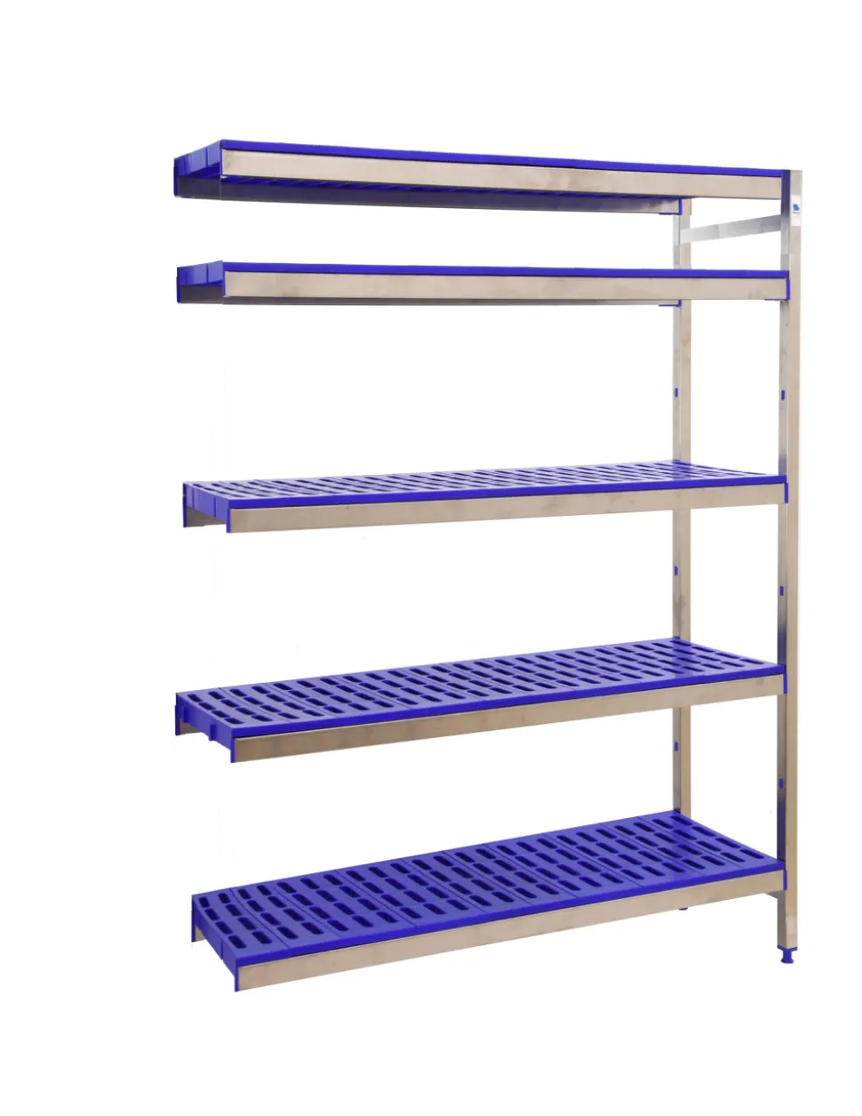 SIMONRACK - Etagère sans vis simoninox aditiooranl 5pp/2000x1660x400 a.inox/bleu 2000x1660x400 - simonrack