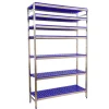 SIMONRACK - Etagère sans vis simoninox initial 7pp/2000x1260x400 a.inox/bleu 2000x1260x400 - simonrack